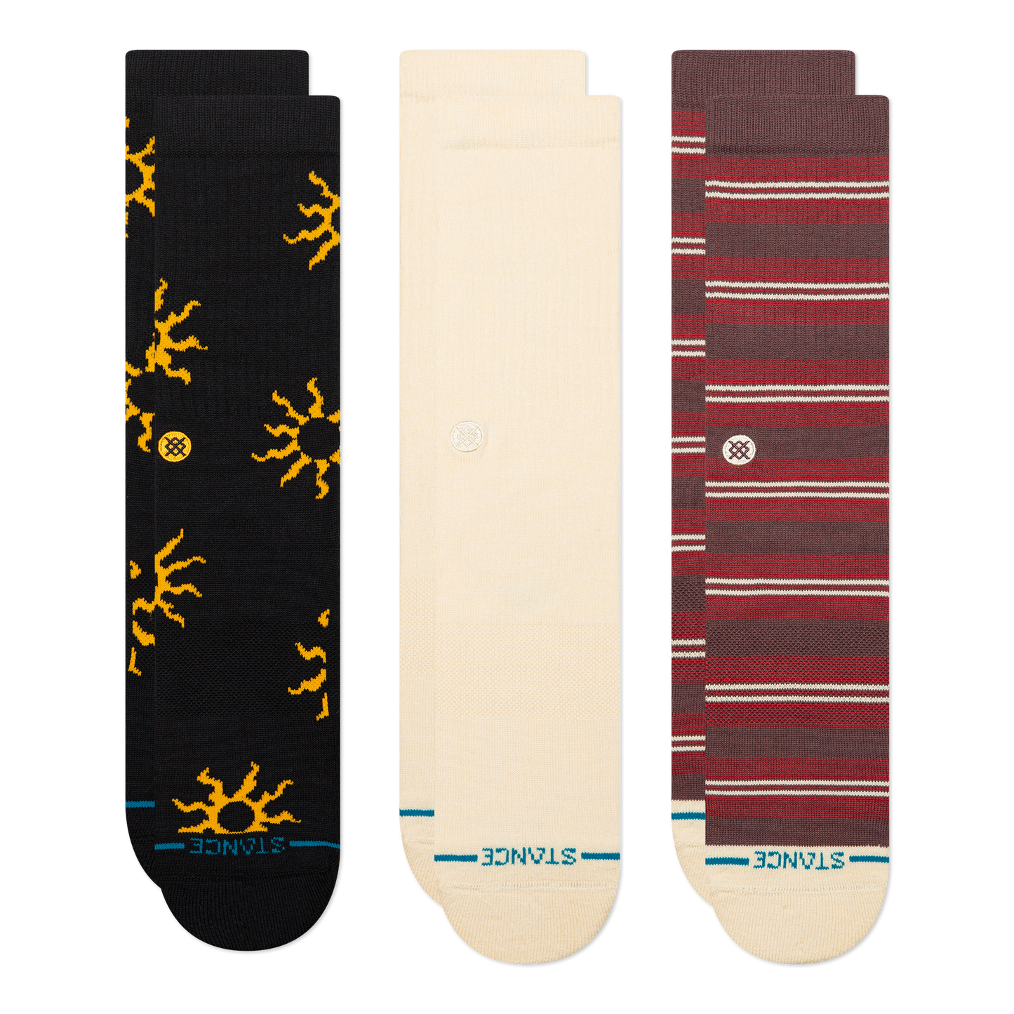 Stance HEATWAVE CREW 3 PACK