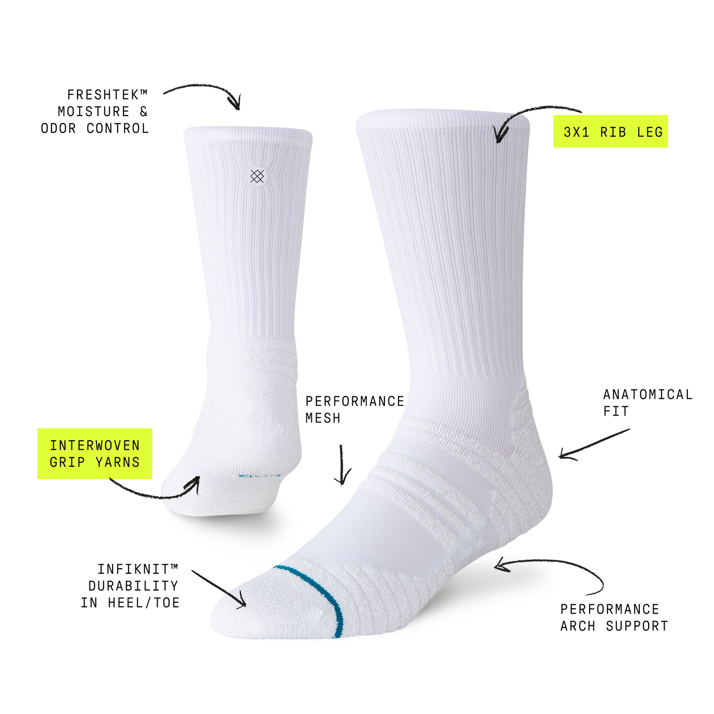 Stance FUSION GRIP CREW