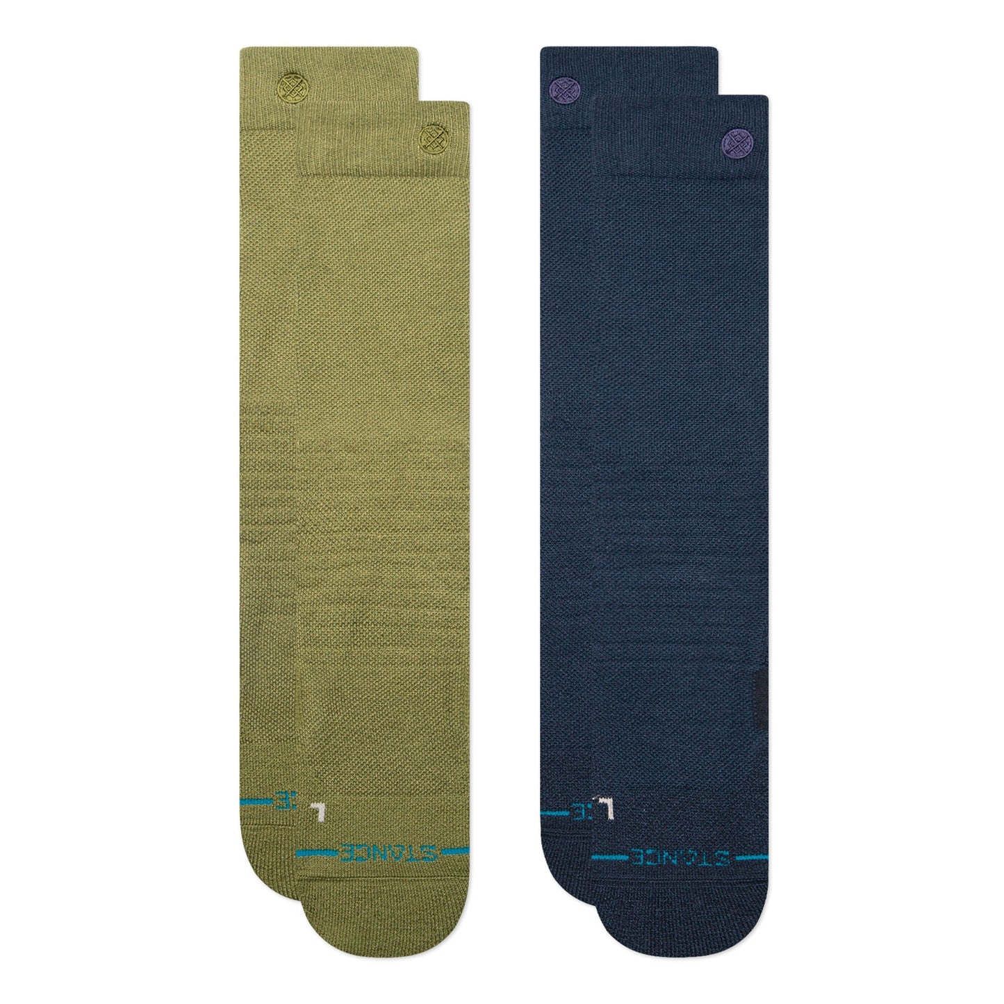 Stance ICONIC MID POLY SNOW 2 PACK