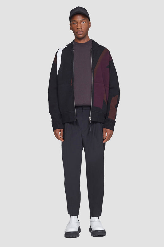 3.1 Phillip Lim Reversible Knit Varsity Jacket