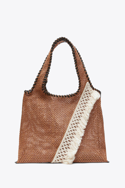 3.1 Phillip Lim Raffia Fringe Market Tote