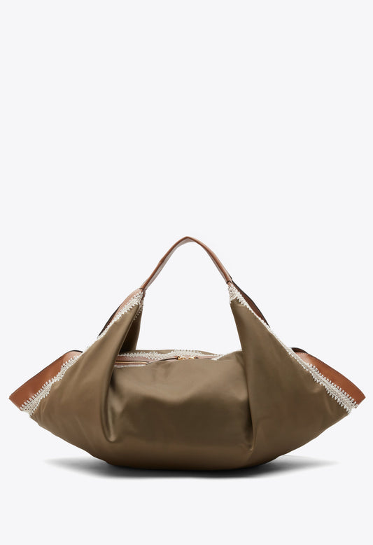3.1 Phillip Lim Nylon Luna Large Bag with Contrast Stitch