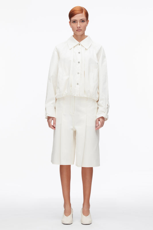 3.1 Phillip Lim Snap Front Blouson Bomber Jacket