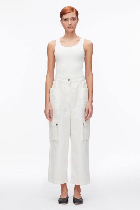 3.1 Phillip Lim Two-Toned Cropped Cargo Pants