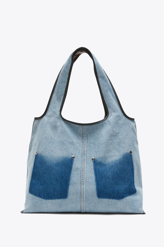 3.1 Phillip Lim Denim Ghost Patch Market Tote