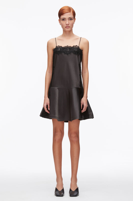3.1 Phillip Lim Cami Mini Dress with Lace Trim
