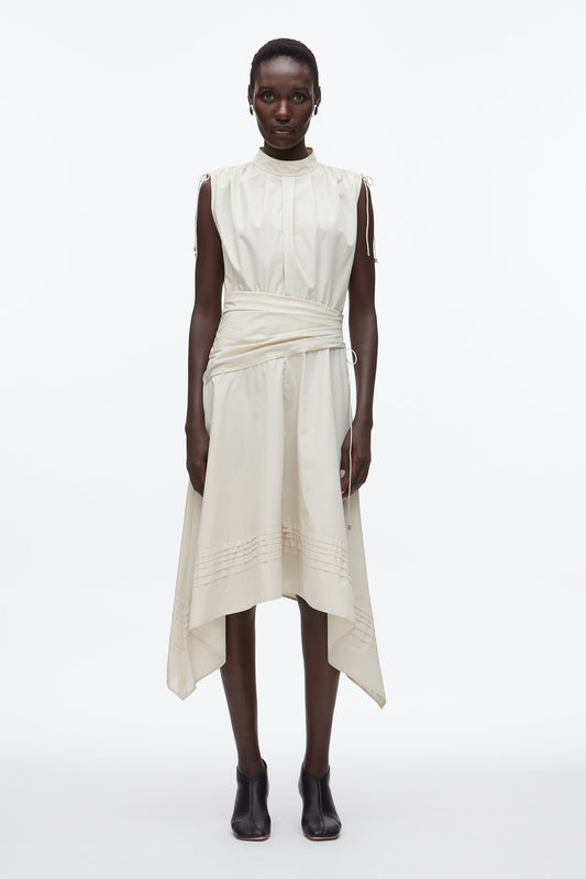 3.1 Phillip Lim Ruched Handkerchief Dress