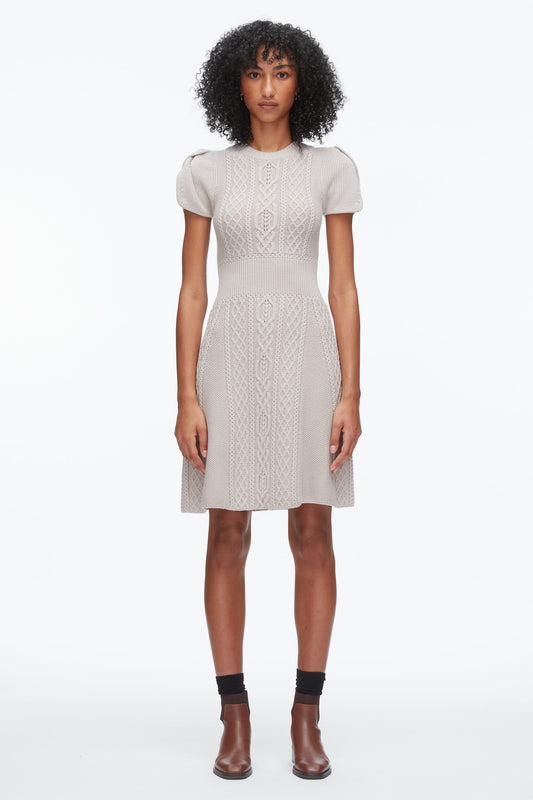 3.1 Phillip Lim Cable Mix Tulip Dress