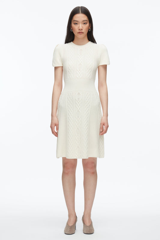3.1 Phillip Lim Cable Mix Tulip Dress