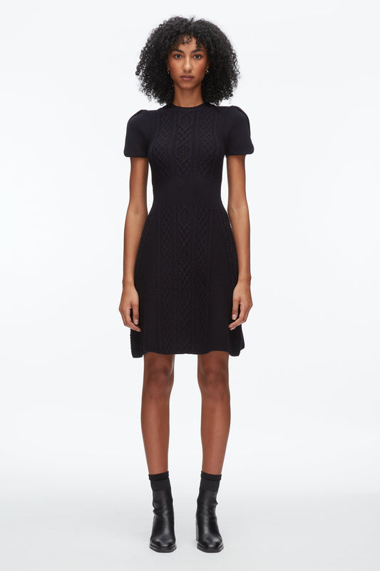 3.1 Phillip Lim Cable Mix Tulip Dress