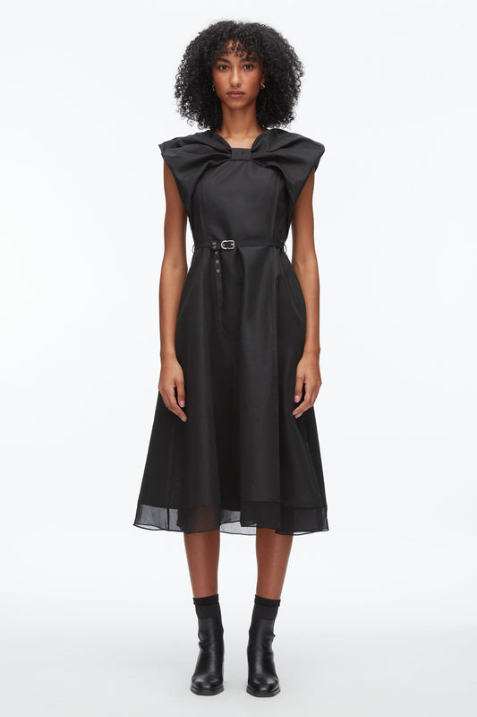 3.1 Phillip Lim Draped Bow Dress with Belt