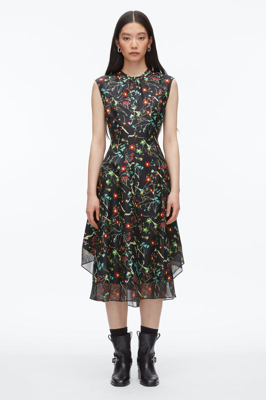 3.1 Phillip Lim Bliss Floral Sleeveless Dress