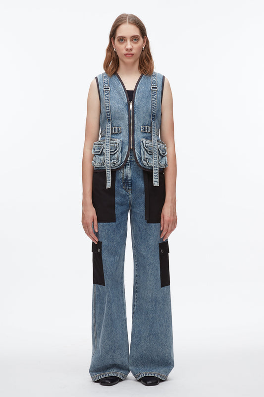 3.1 Phillip Lim Denim Field Vest