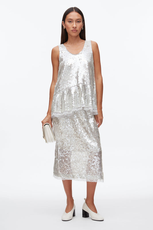 3.1 Phillip Lim Sequin Tank with Bows