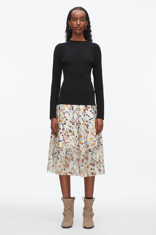 3.1 Phillip Lim Compact Rib Mockneck Top