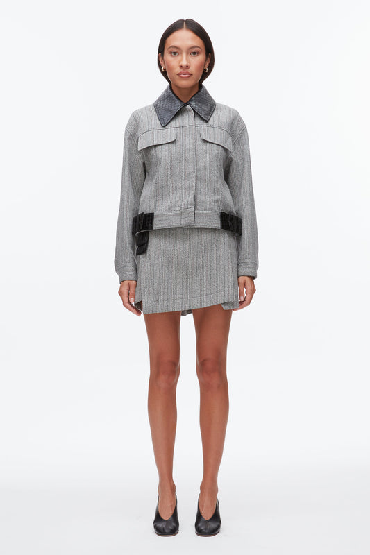 3.1 Phillip Lim Jaspé Cropped Jacket