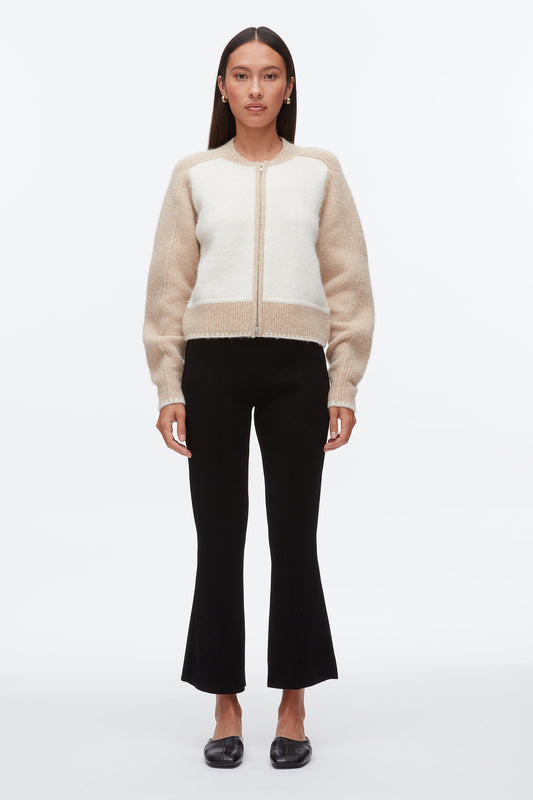 3.1 Phillip Lim Colorblock Zip Cardigan