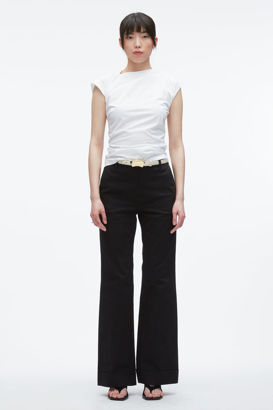 3.1 Phillip Lim Draped Asymmetric T-Shirt