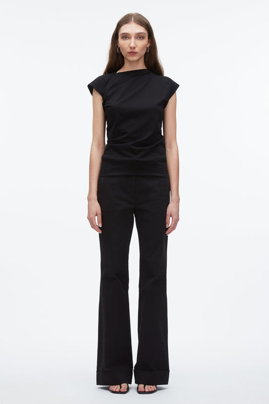 3.1 Phillip Lim Draped Asymmetric T-Shirt