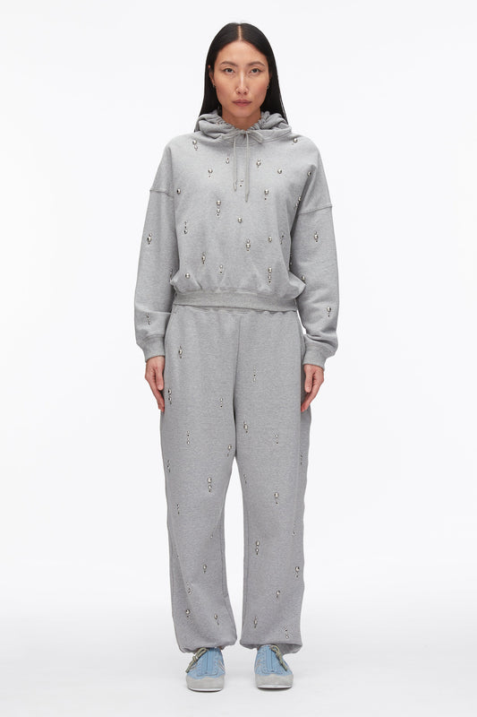 3.1 Phillip Lim Dome Embellishment Sweatpants