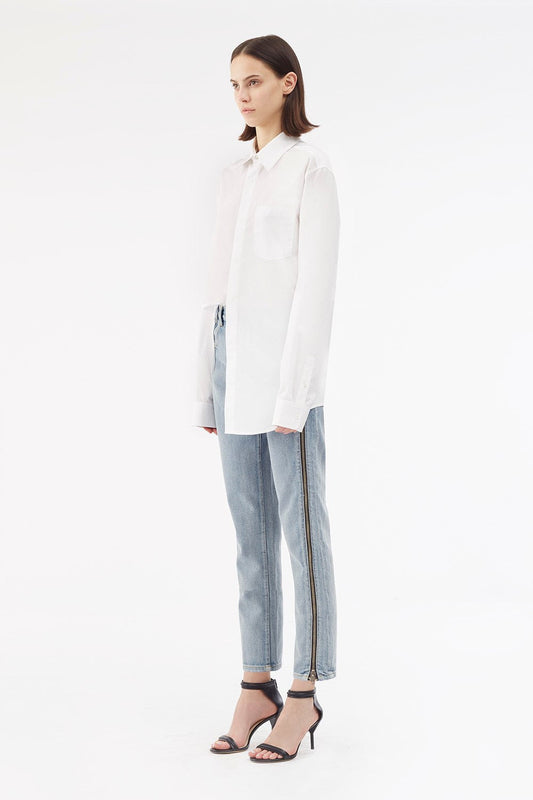3.1 Phillip Lim Zippered Denim Pant