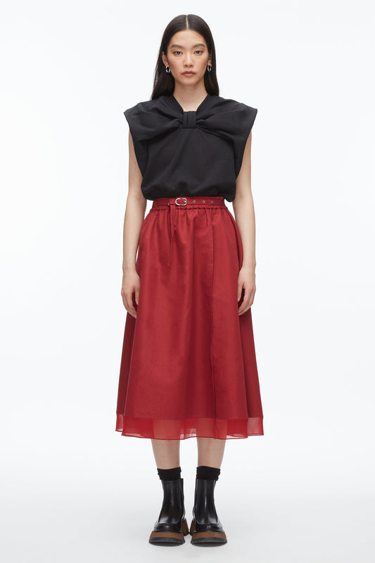 3.1 Phillip Lim Belted Midi Skirt