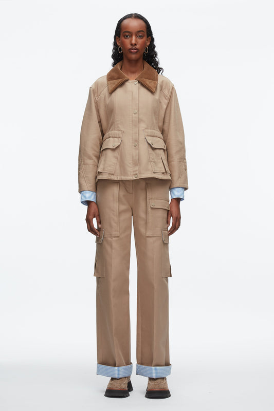 3.1 Phillip Lim Cropped Flounce Barn Jacket