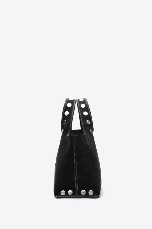 3.1 Phillip Lim Denim Mini Market Tote with Studs