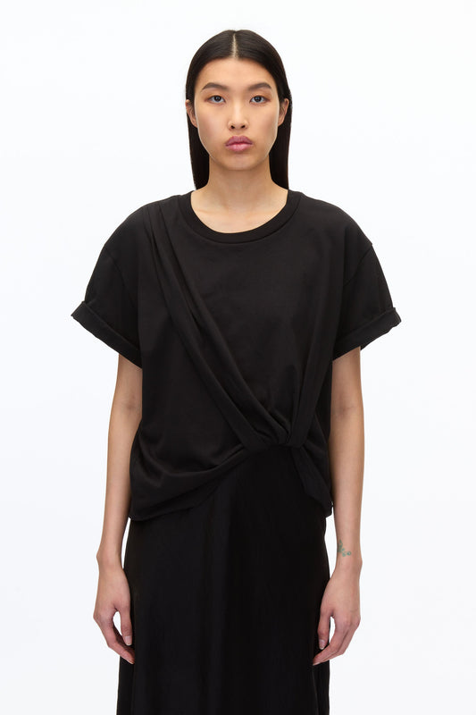 3.1 Phillip Lim Draped T-Shirt Slip Combo Dress