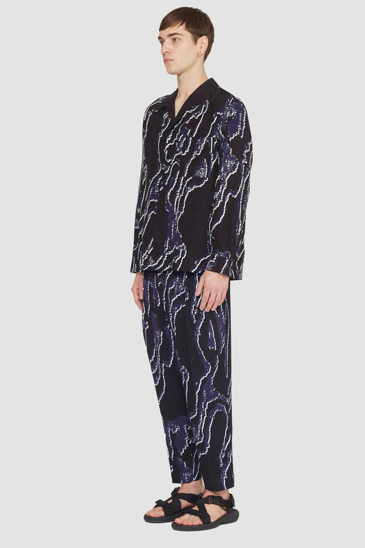 3.1 Phillip Lim Printed Single Pleat Tapered Trouser