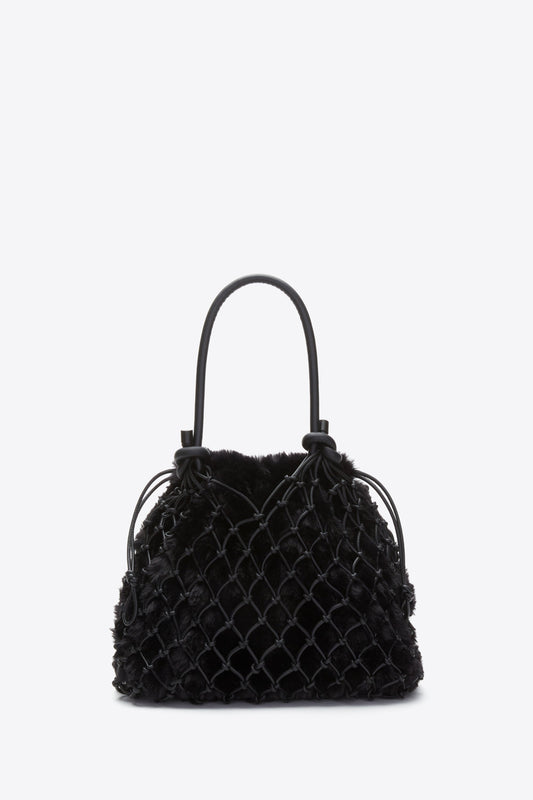 3.1 Phillip Lim Faux Fur Macrame Mini Sac