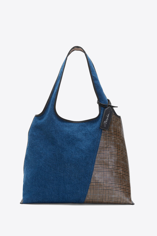 3.1 Phillip Lim Patchwork Denim Market Tote