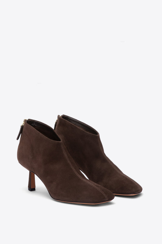 3.1 Phillip Lim Chocolate Red ID Glove Bootie | Modern Shoes | Phillip Lim