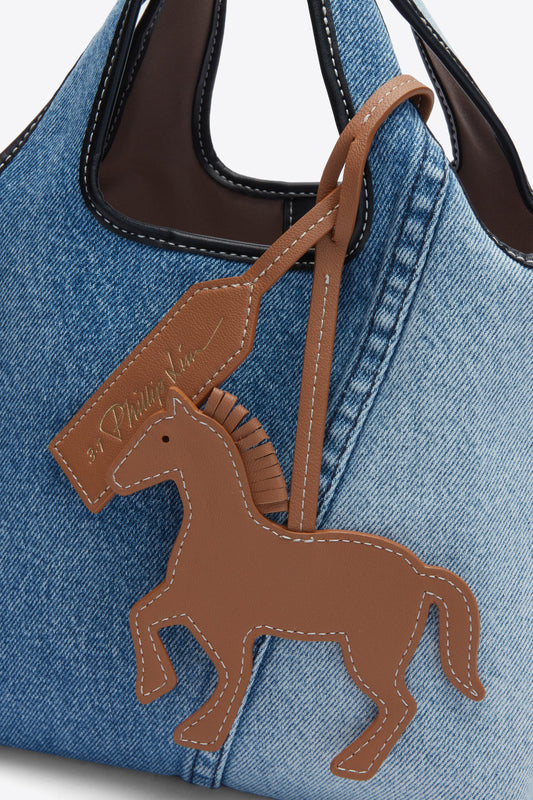 3.1 Phillip Lim Leather Horse Charm Tag