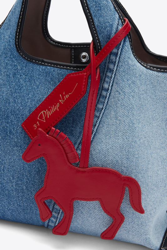 3.1 Phillip Lim Leather Horse Charm Tag