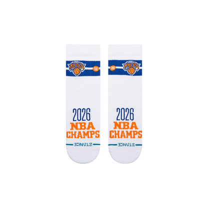 Stance NEW YORK KNICKS NBA CHAMPS 2026 QUARTER | STANCE