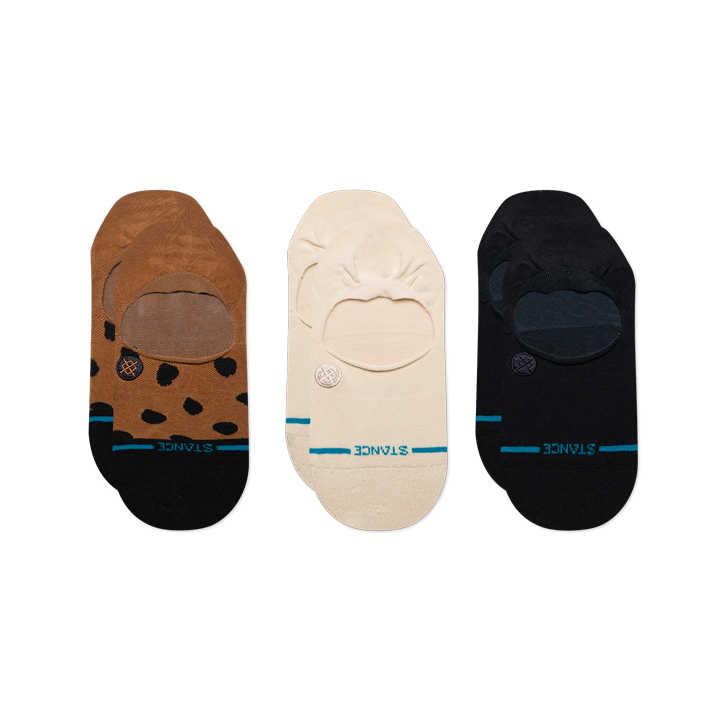 Stance LEOPARD NO SHOW 3 PACK