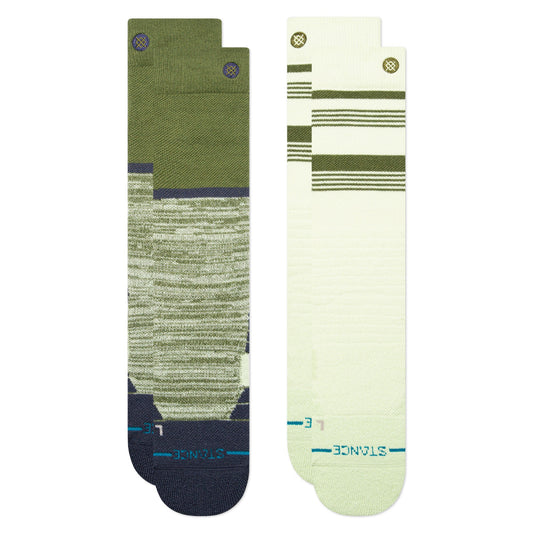 Stance BACKSIDE MID POLY SNOW 2 PACK