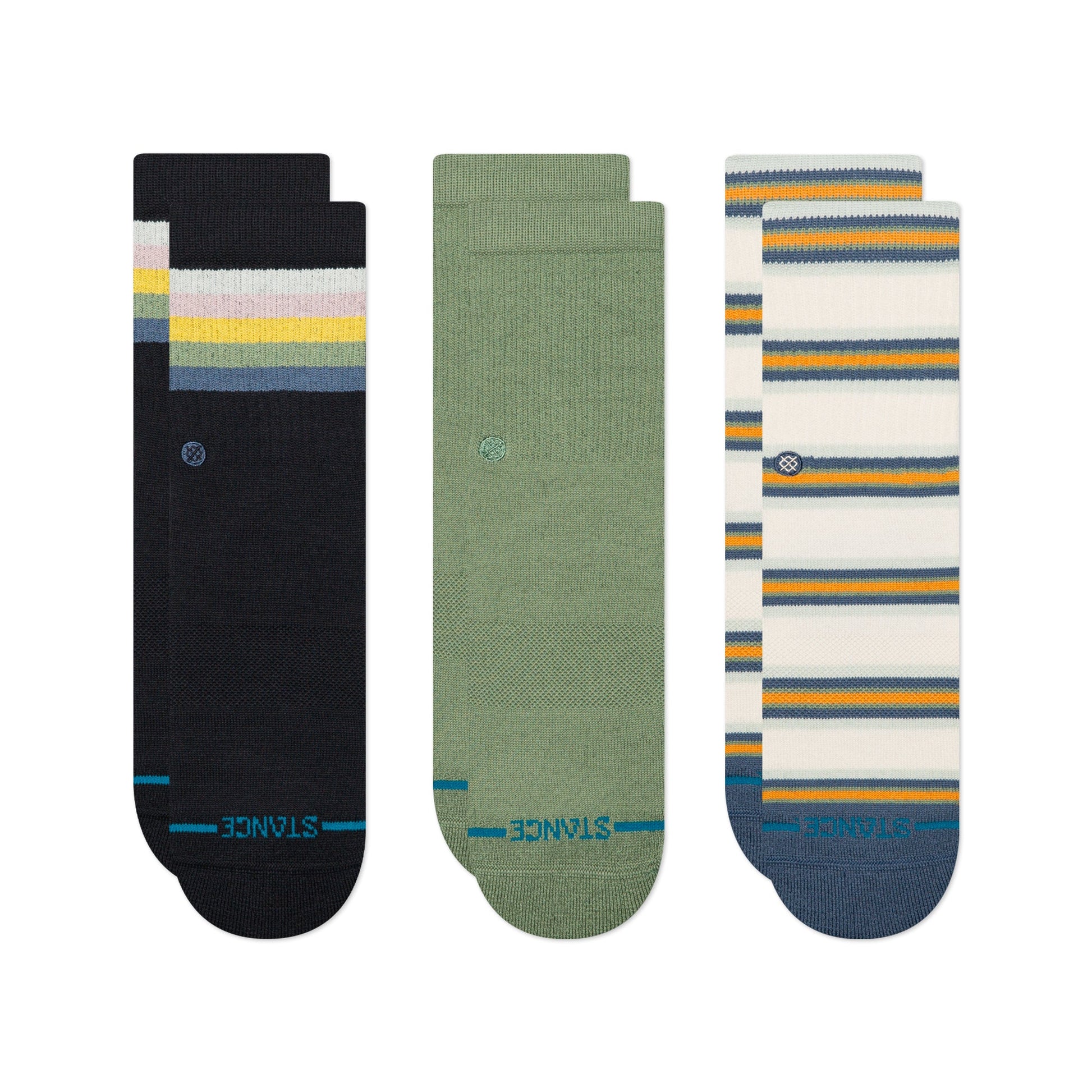 Stance Kids Maliboo Crew Socks 3 Pack
