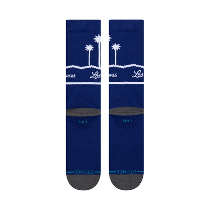 Stance Los Angeles Dodgers Sisters Mid Cushion Cotton Blend Baseball Crew Socks | Stance