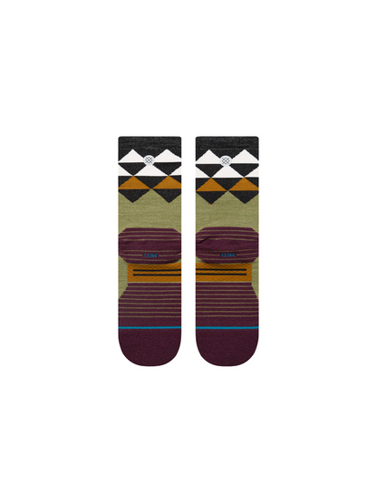 Stance QUADRILATERAL LIGHT WOOL CREW