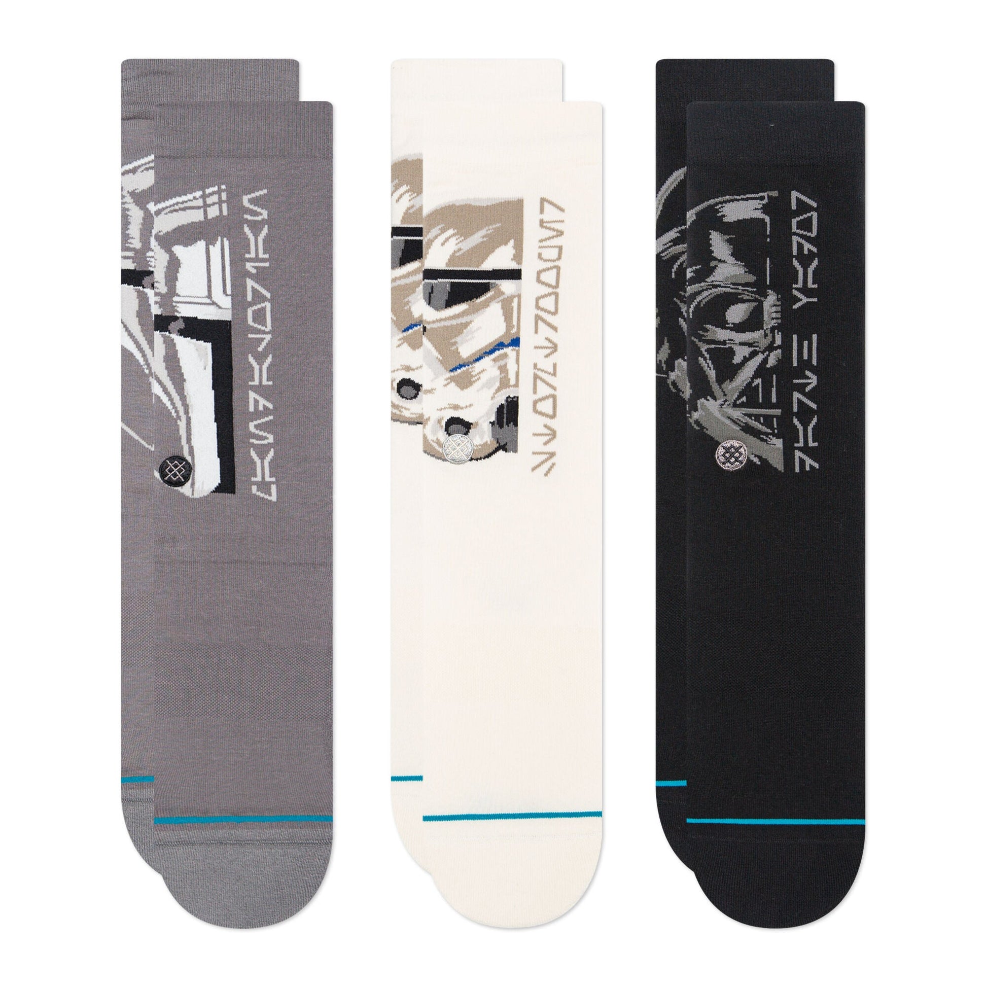 Stance Star Wars X Stance Trilogy Light Cushion Crew 3 Pack Socks