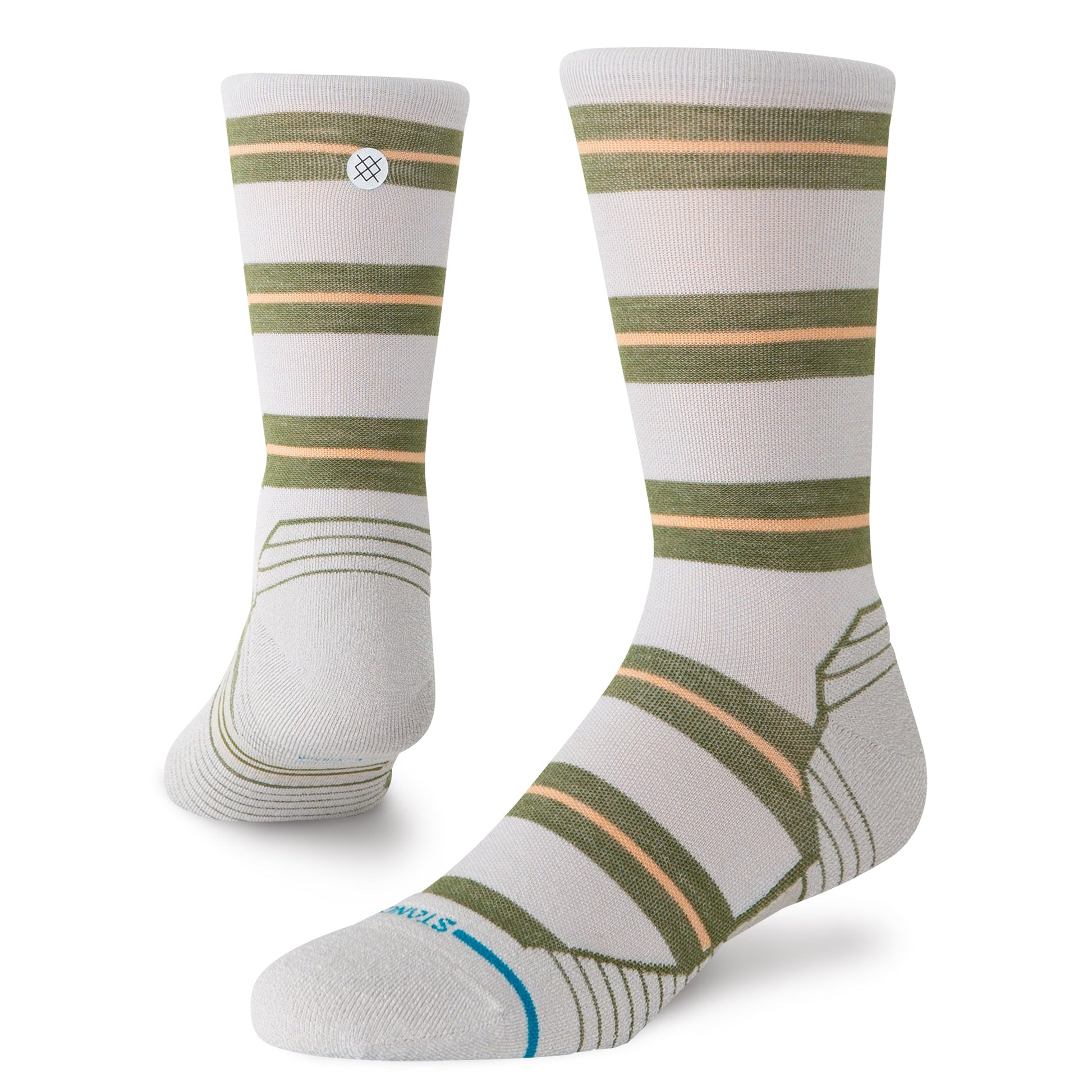 Stance STRIPED IT LIGHT WOOL CREW
