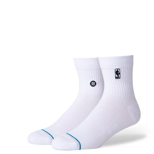 Stance NBA Logoman Mid Cushion Cotton Quarter Socks