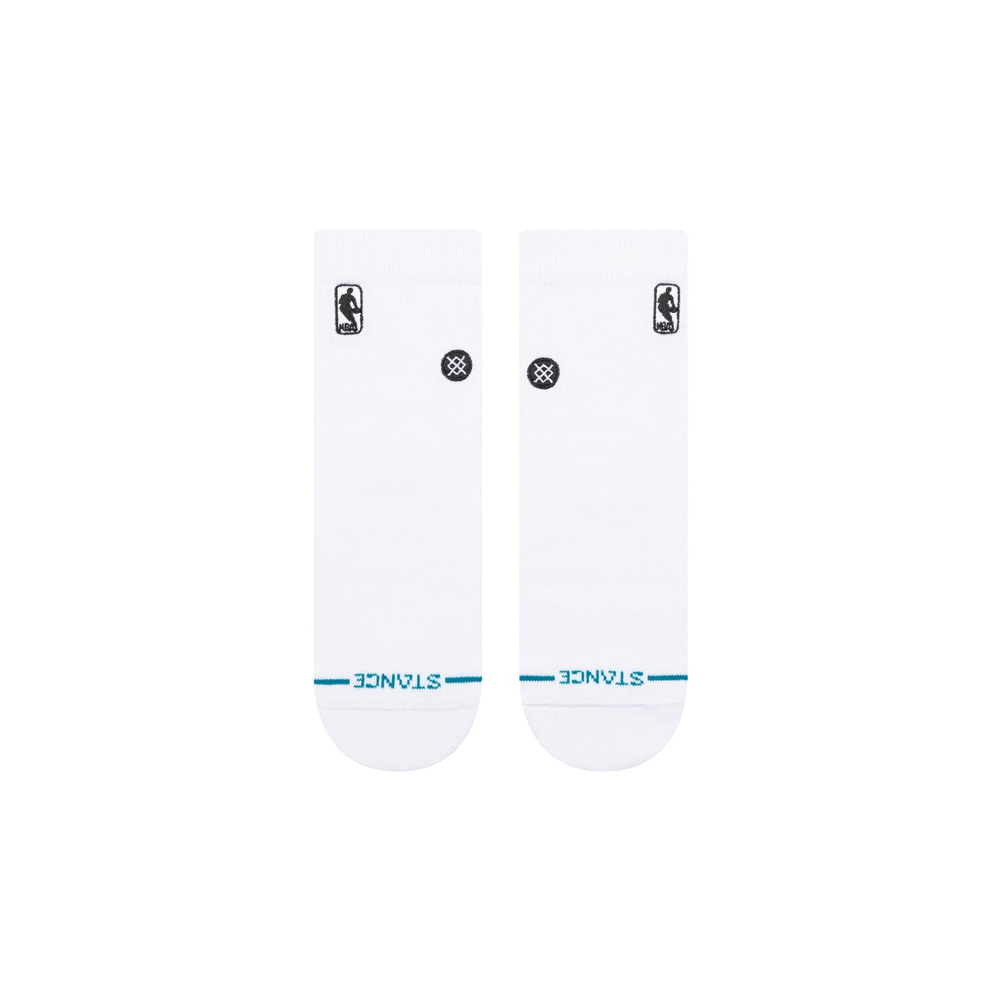 Stance NBA Logoman Mid Cushion Cotton Quarter Socks