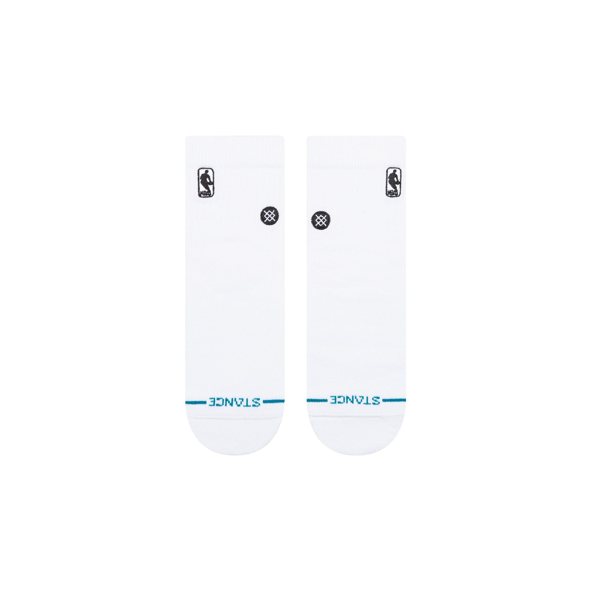 Stance NBA Logoman Mid Cushion Cotton Quarter Socks