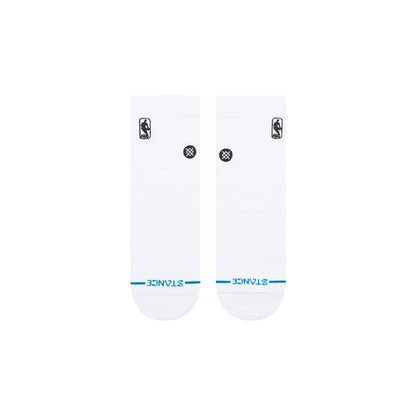 Stance NBA Logoman Mid Cushion Cotton Quarter Socks