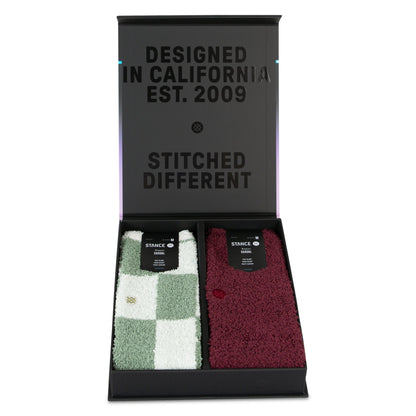 Stance Patchwork Cozy Poly Crew Socks Box Set