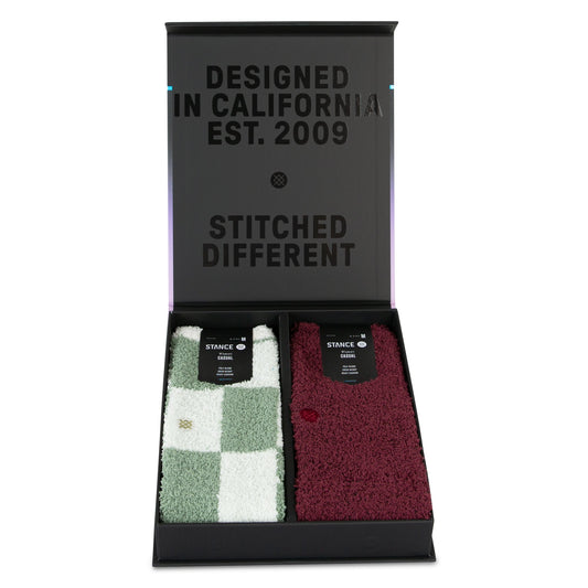 Stance Patchwork Cozy Poly Crew Socks Box Set