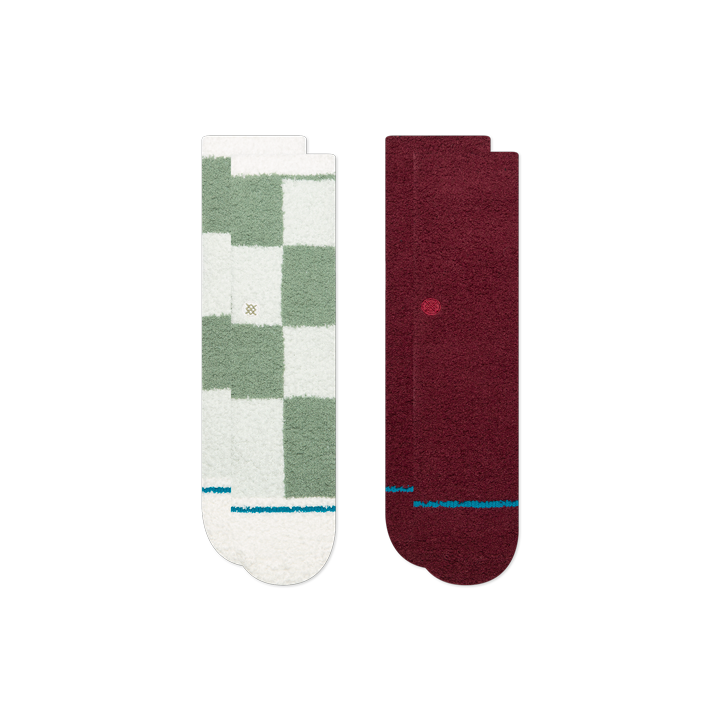 Stance Patchwork Cozy Poly Crew Socks Box Set